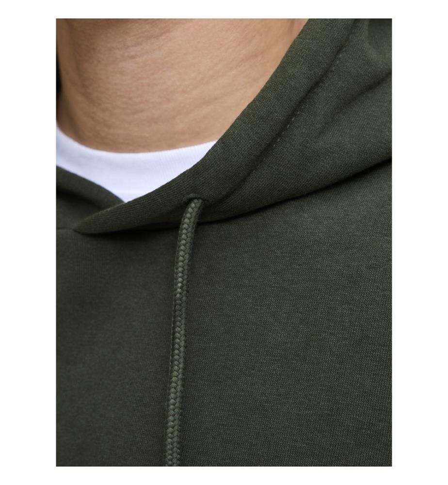 Jack & Jones JORVESTERBRO BACK HOOD - Hoodie - asphalt/donkergrijs