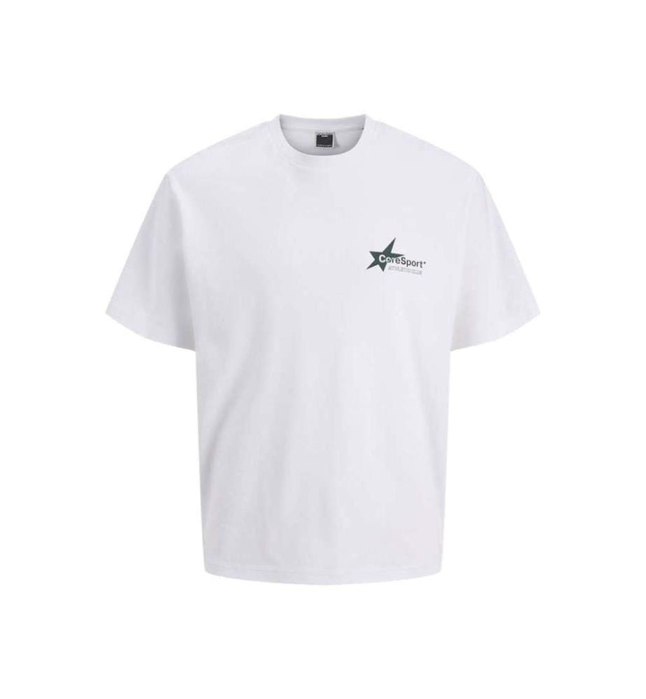 Graphic Big Back Print T-Shirt - Bright White