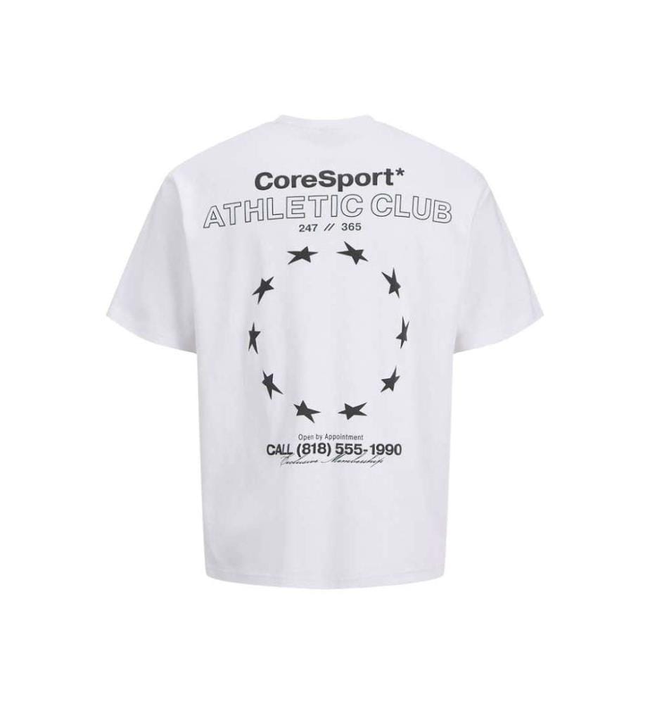 Graphic Big Back Print T-Shirt - Bright White