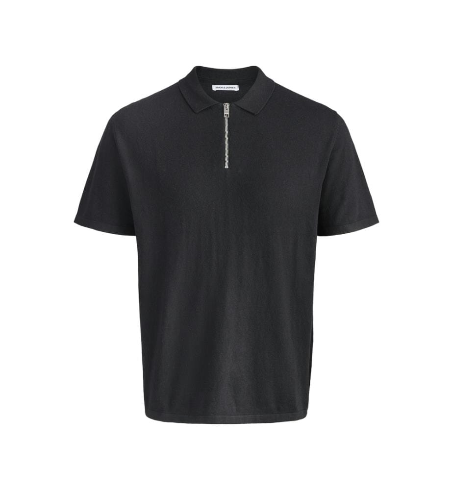 Polo-Shirt aus Mesh - Black