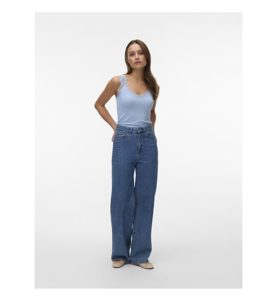 Top - Cashmere blu