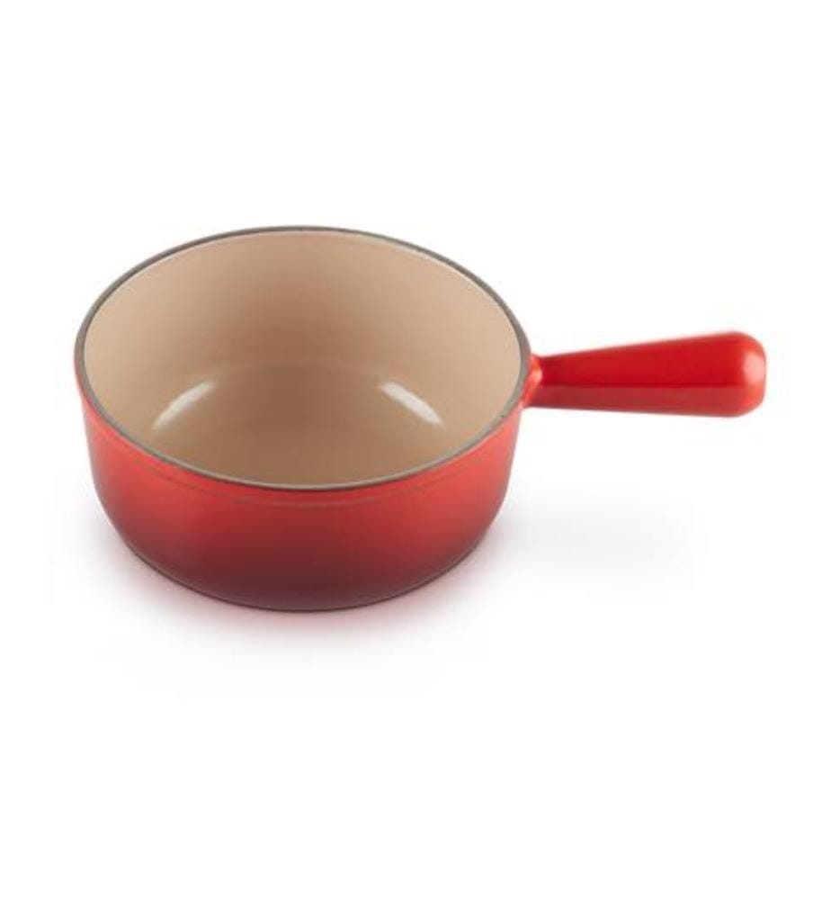 Caquelon 18 cm - Rosso e Beige