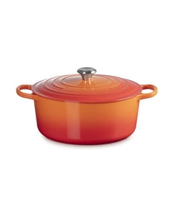 Tiefer runder Skillet aus emailliertem Gusseisen