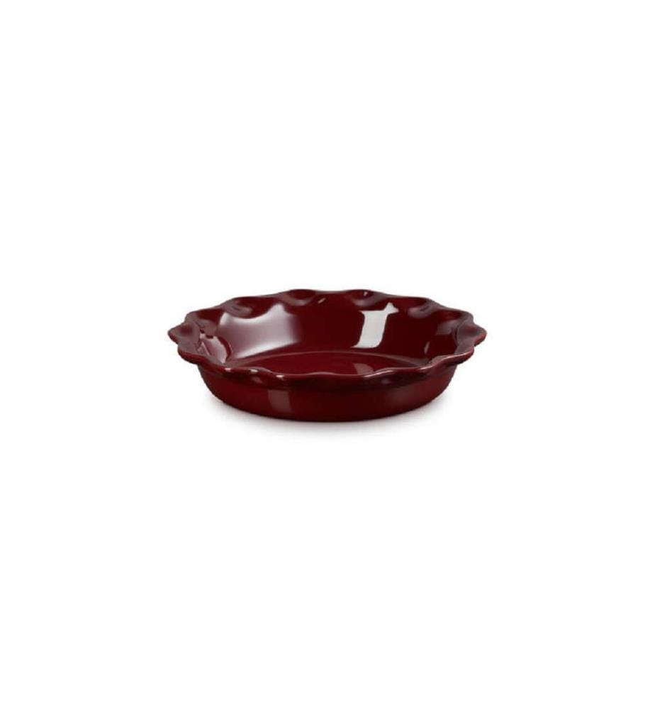 Round ceramic pie dish 23 cm - Garnet