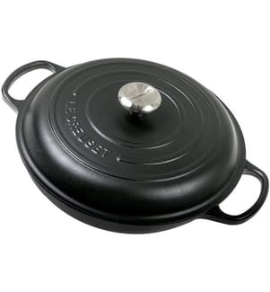 Flache Kasserolle Campagnards, 3,5 L 30 cm - Schwarz