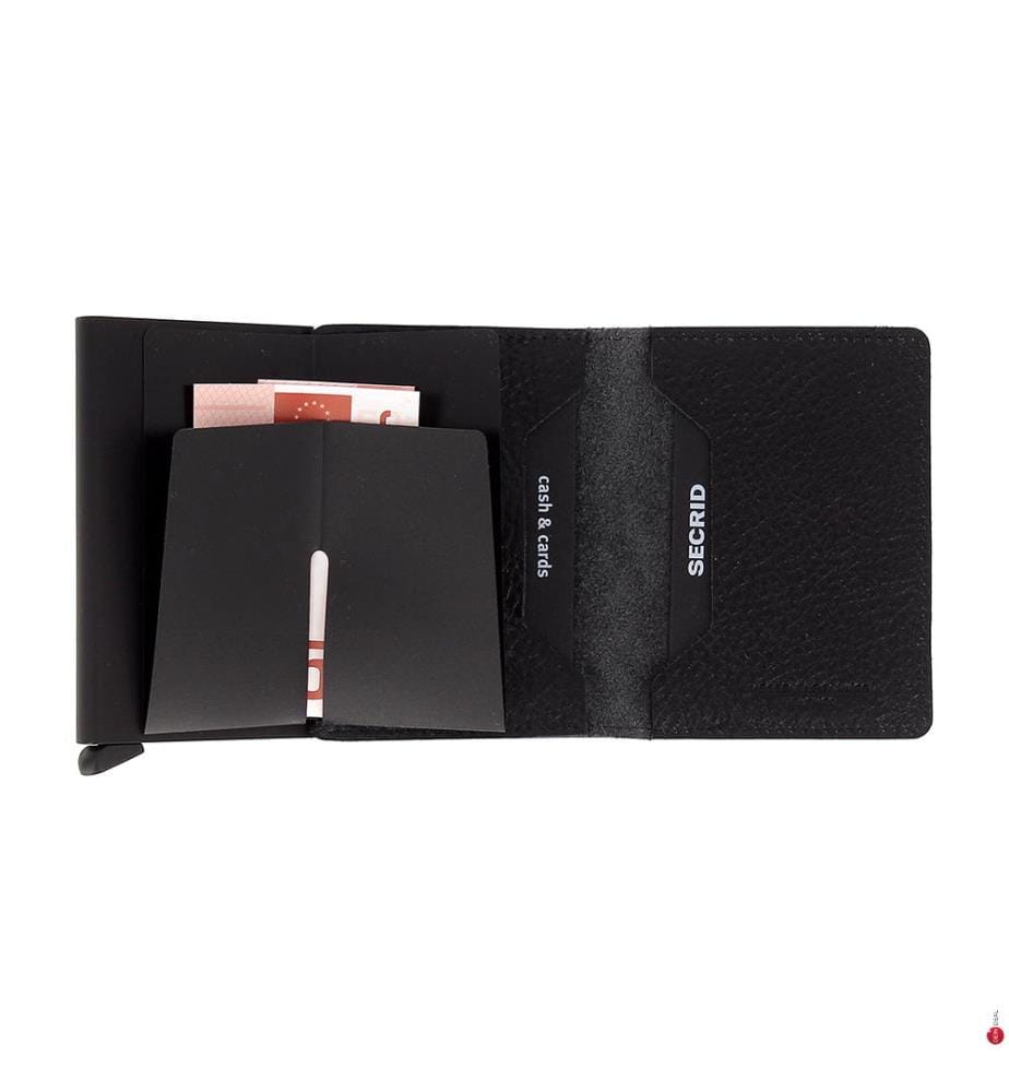 Slim Wallet Kartenetui - Schwarz
