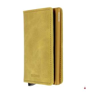 Slimwallet Kartenetui - Vintage Gelb