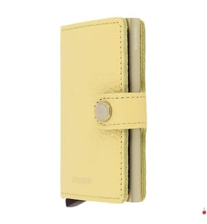 Miniwallet Kartenetui - Pebble Butter Yellow