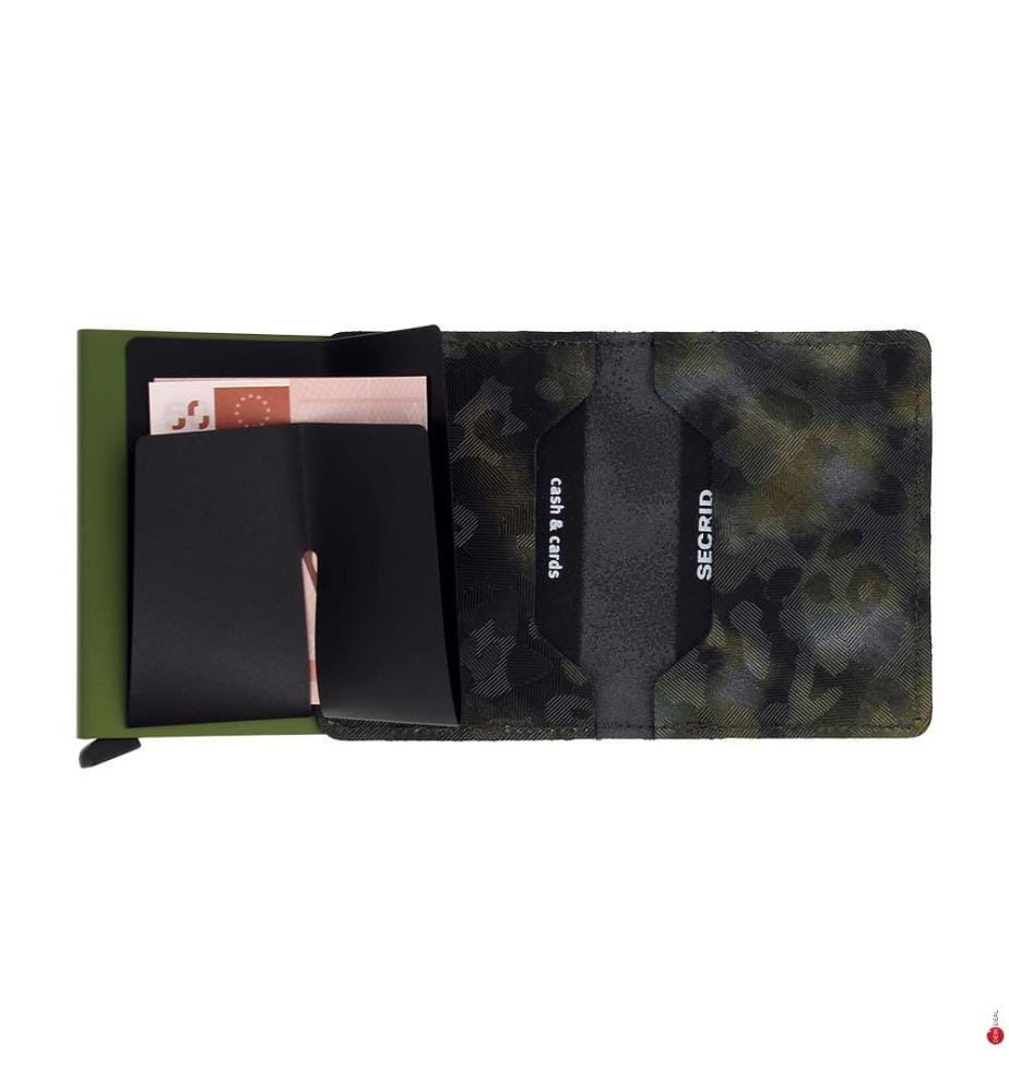 Slimwallet Kartenetui - Dschungelmoos