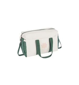 Borsa fasciatoio Bowling - Verde e crema