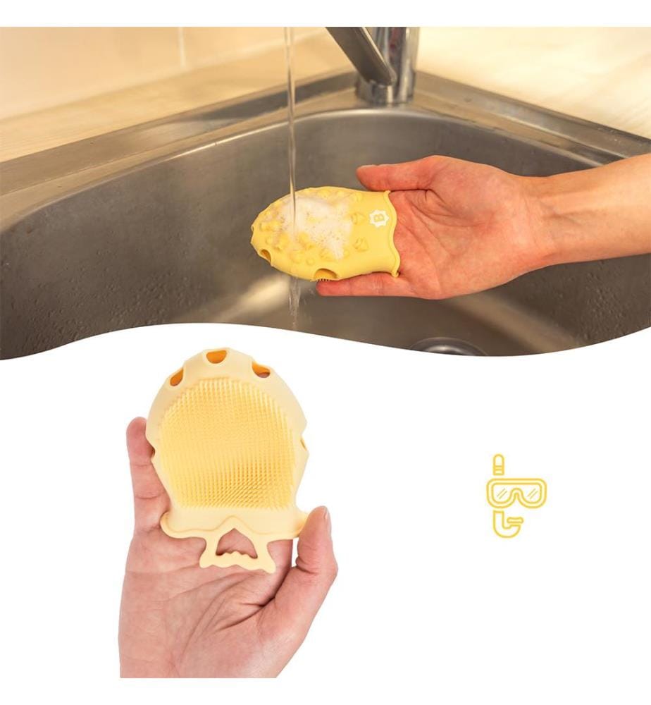 Spazzola da massaggio in silicone