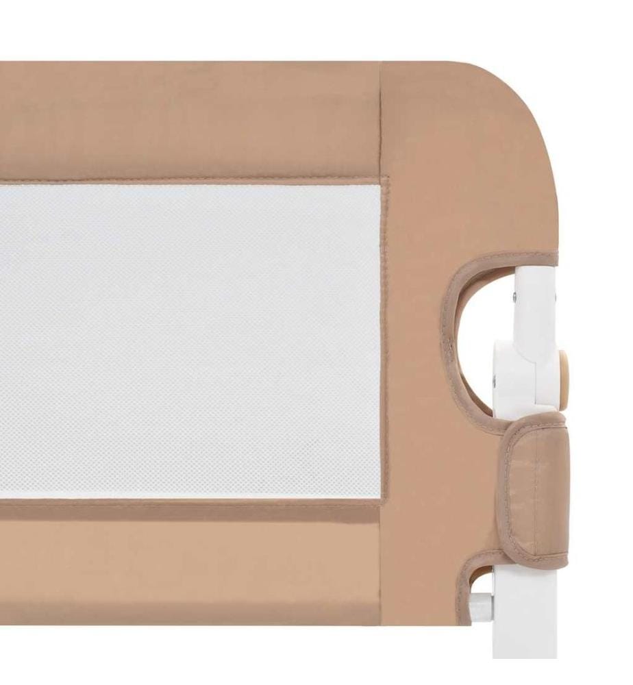 Kleinkind-Bettschutzgitter Taupe 150x42 cm Polyester