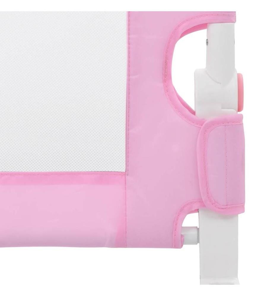 Kleinkind-Bettschutzgitter Rosa 180x42 cm Polyester