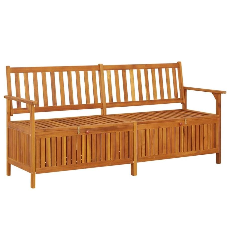 Banc de rangement 170 cm Bois d'acacia solide