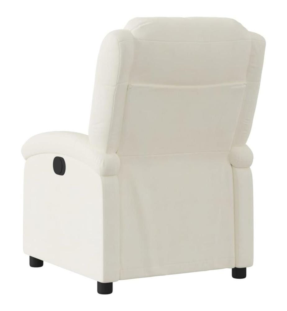 Relaxsessel Elektrisch Creme Samt