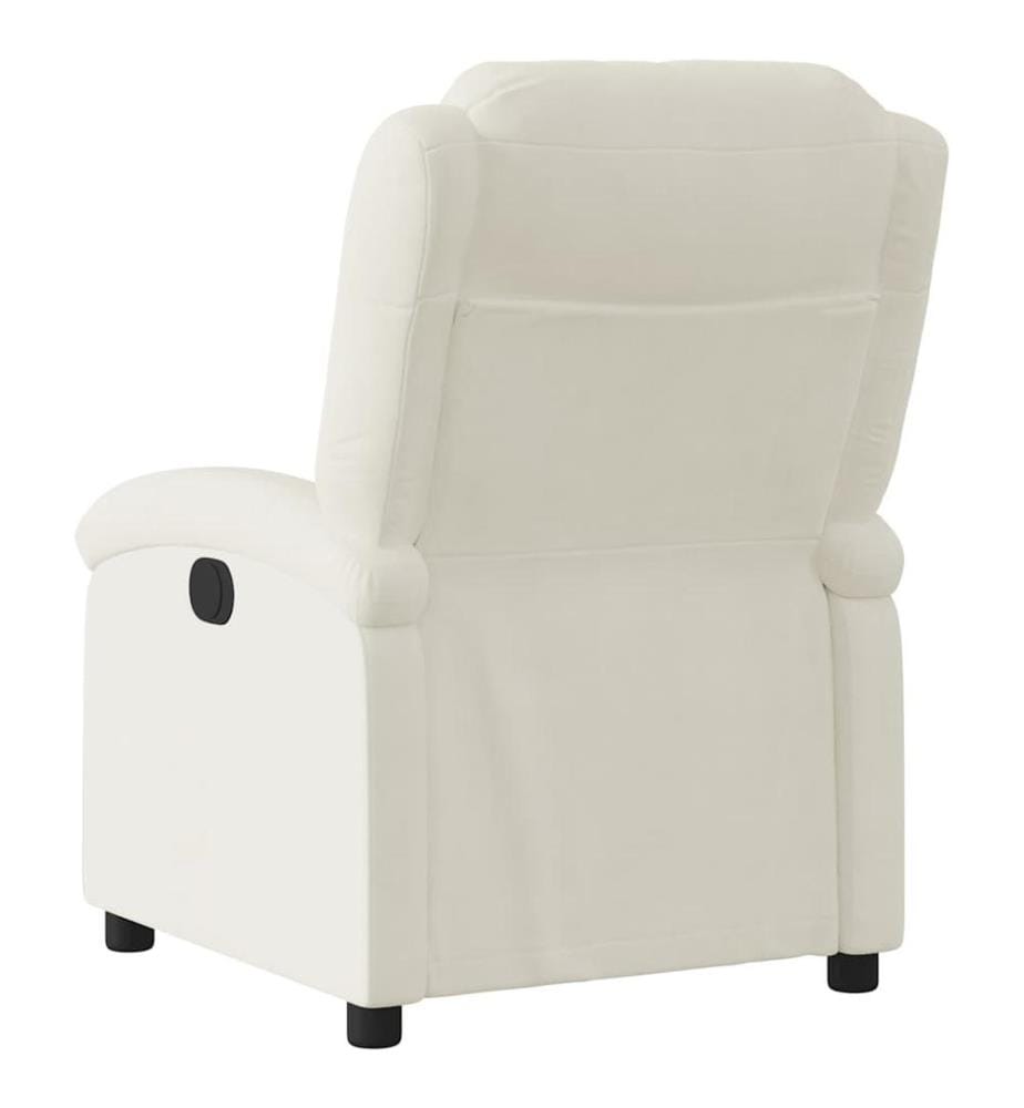 Relaxsessel Elektrisch Creme Samt