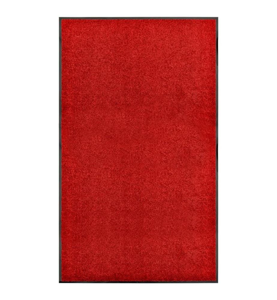 Fussmatte Waschbar Rot 90x150 cm