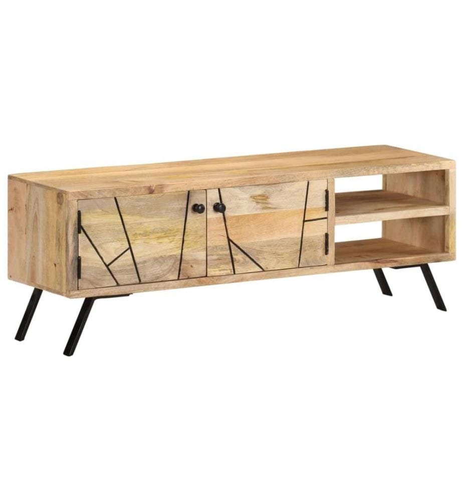 TV-Schrank 110x30x40 cm Mango Massivholz