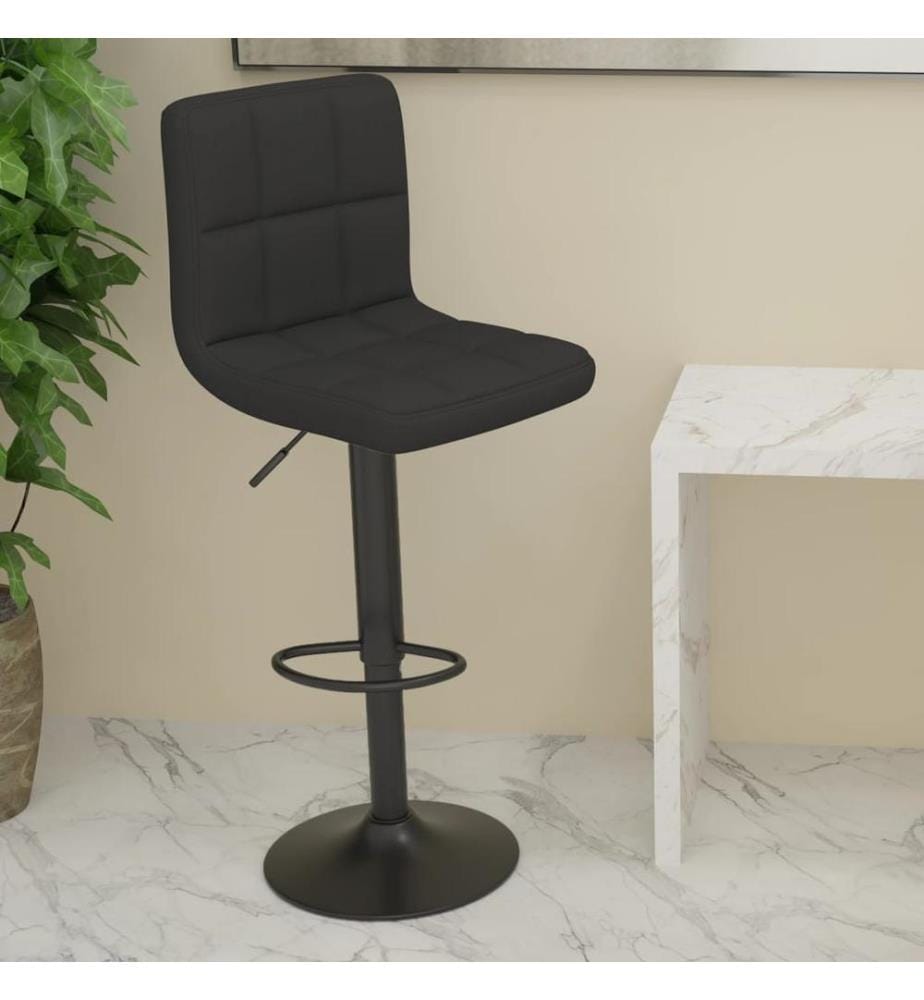 Barhocker Schwarz Stoff