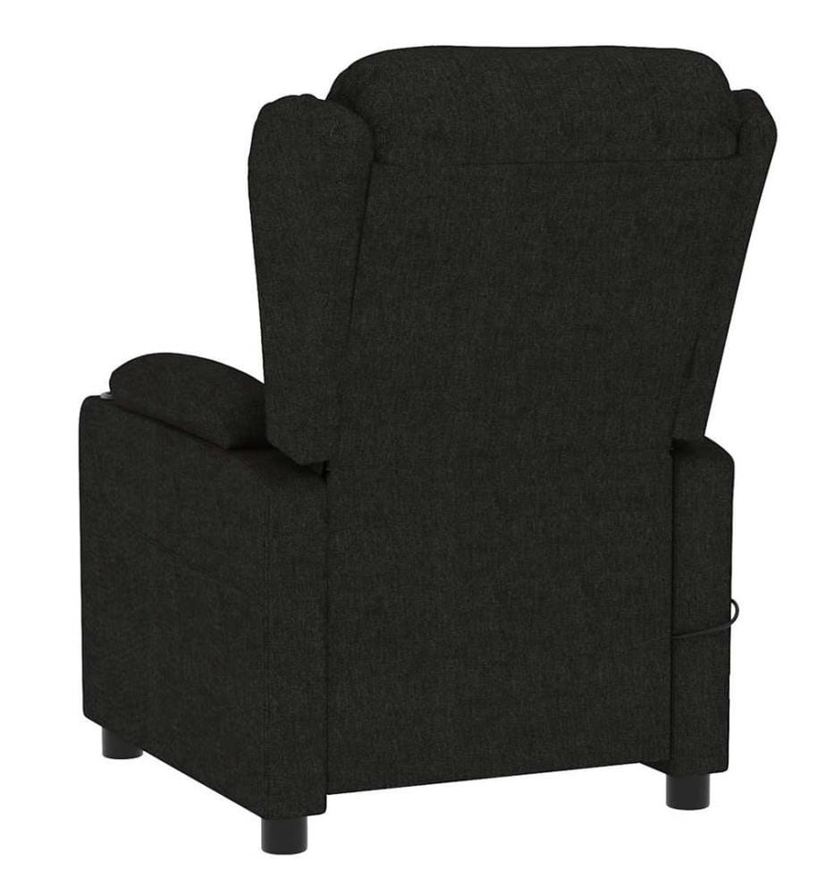 Massagesessel Schwarz Stoff