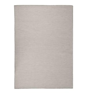 Tapis à tissage plat d'extérieur 140x200 cm Taupe