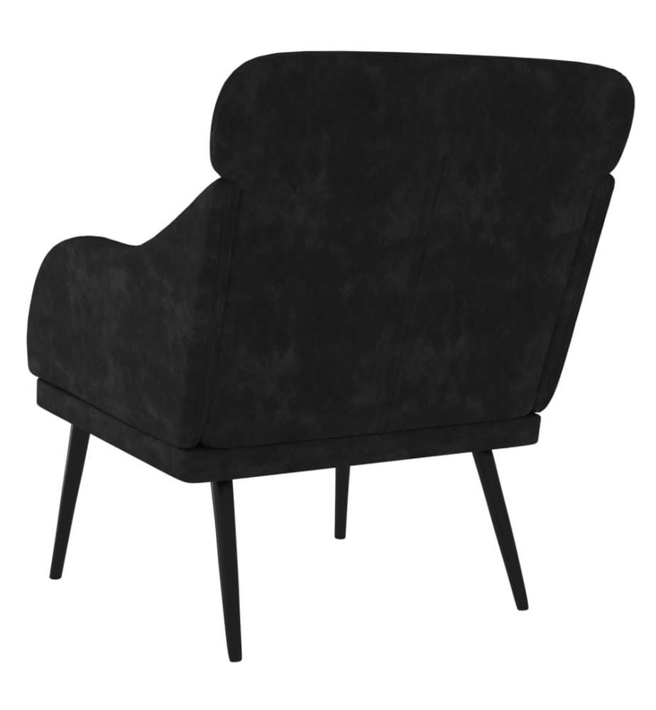 Sessel Schwarz 63x76x80 cm Samt