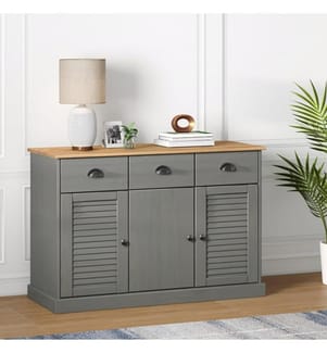 Sideboard mit Schubladen VIGO 113x40x75 cm Massivholz Kiefer
