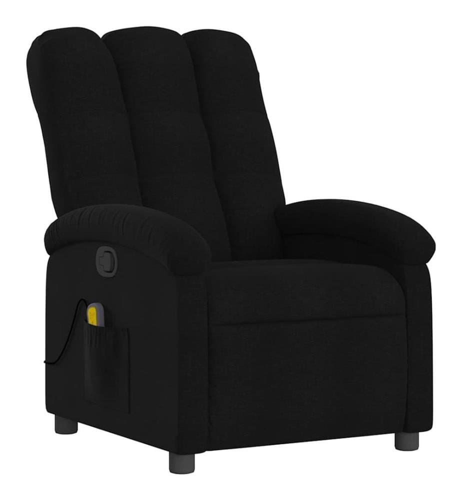 Massagesessel Schwarz Stoff