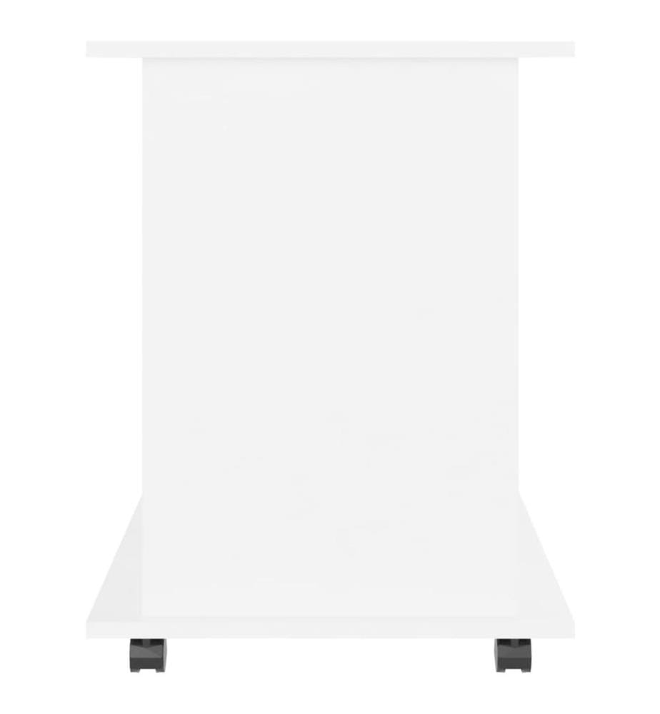 Rollschrank Weiss 60x45x60 cm Holzwerkstoff