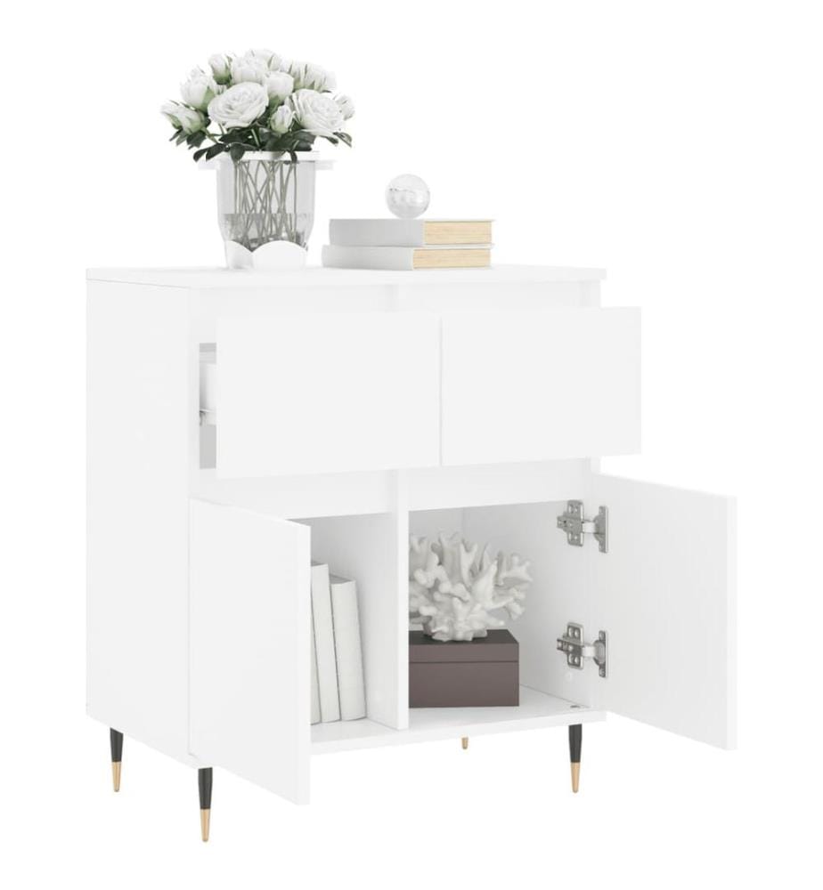 Sideboard Weiss 60x35x70 cm Holzwerkstoff