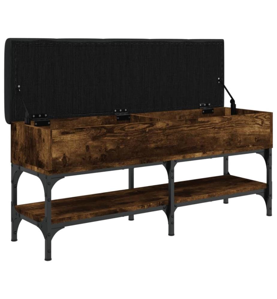 Schuhbank Räuchereiche 102x32x45 cm Holzwerkstoff