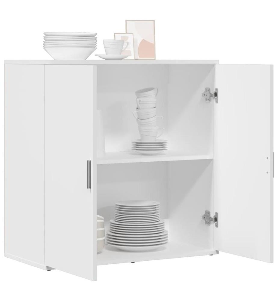 Sideboard Weiss 79x38x80 cm Holzwerkstoff