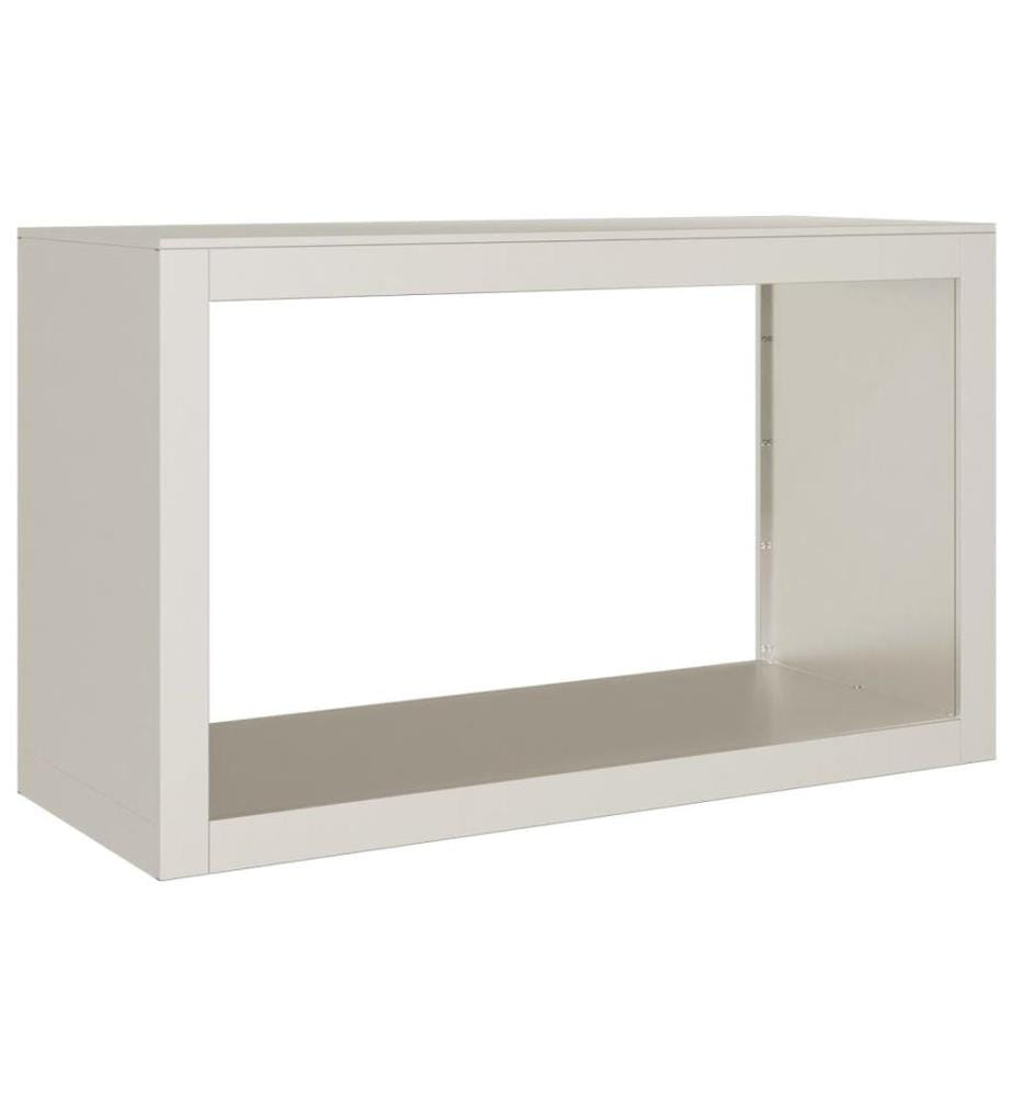 Étagère à bois 100x40x60 cm acier résistant aux intempéries