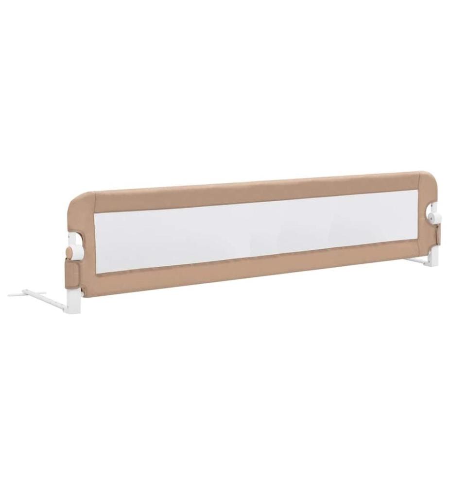 Kleinkind-Bettschutzgitter Taupe 180x42 cm Polyester