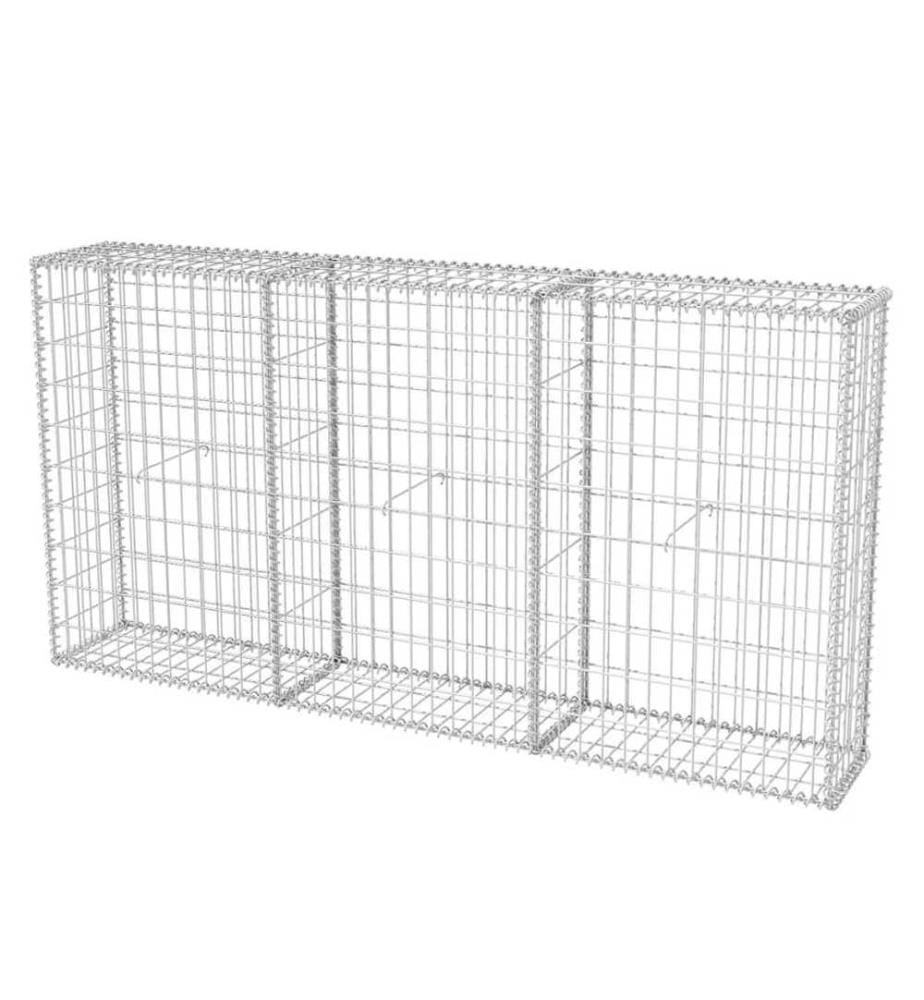 Gabionenkorb Stahl 200×30×100 cm