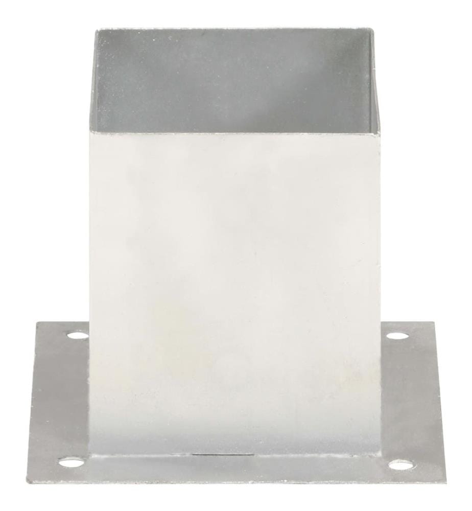Ancres de poteau 4 pcs Métal galvanisé 121 mm