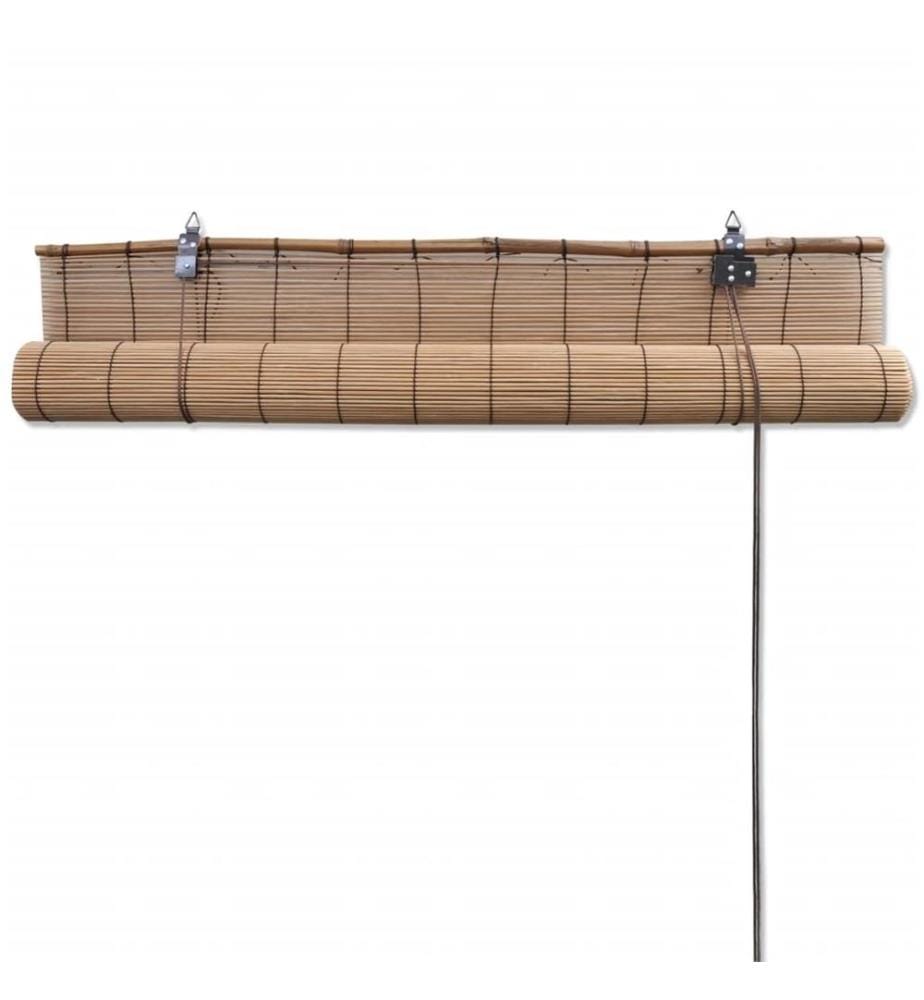Bambusrollo Braun 120x160 cm