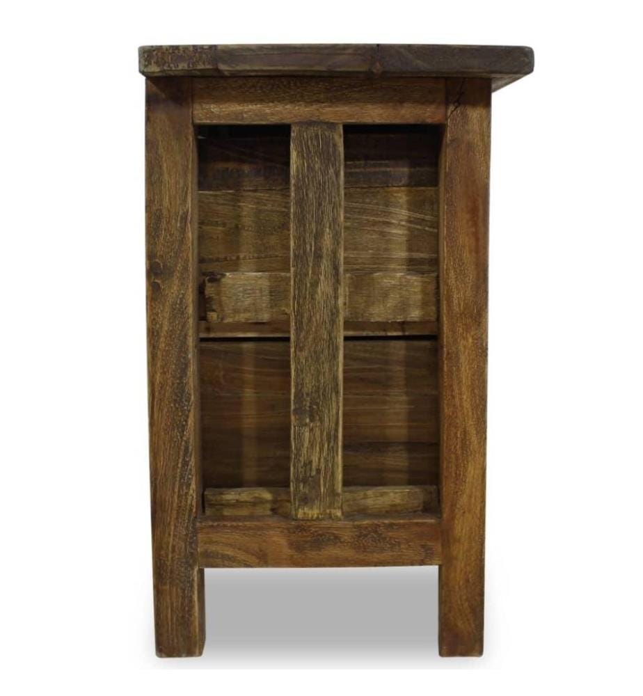 Nachttisch Altholz Massiv 40 x 30 x 51 cm
