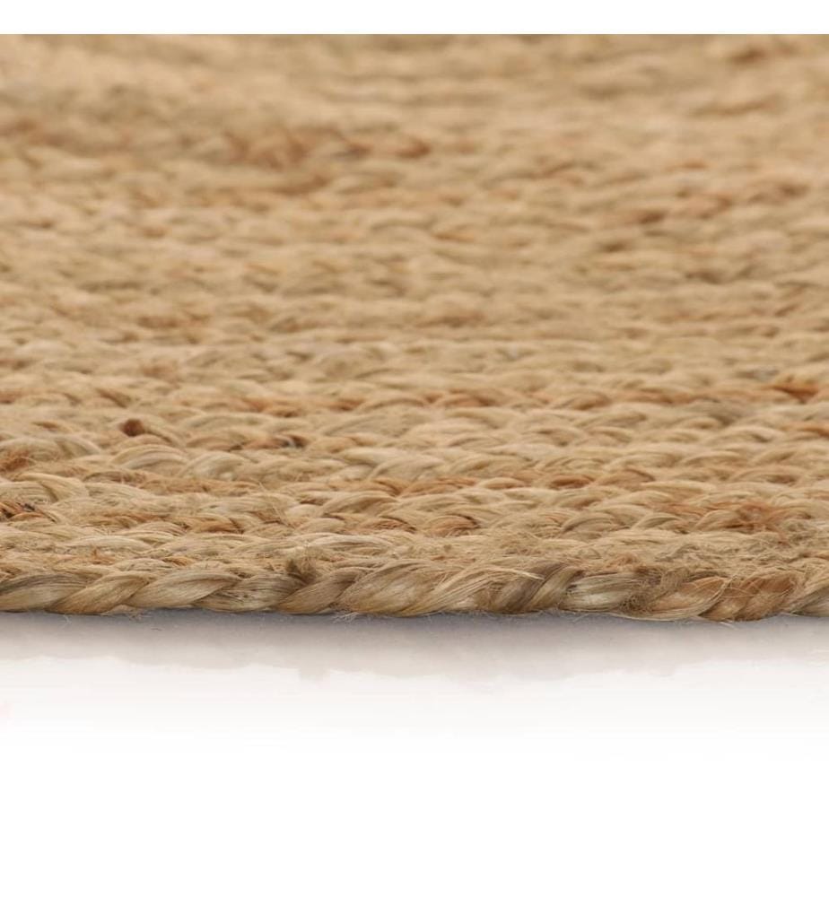 Teppich Jute Geflochten 150 cm Rund
