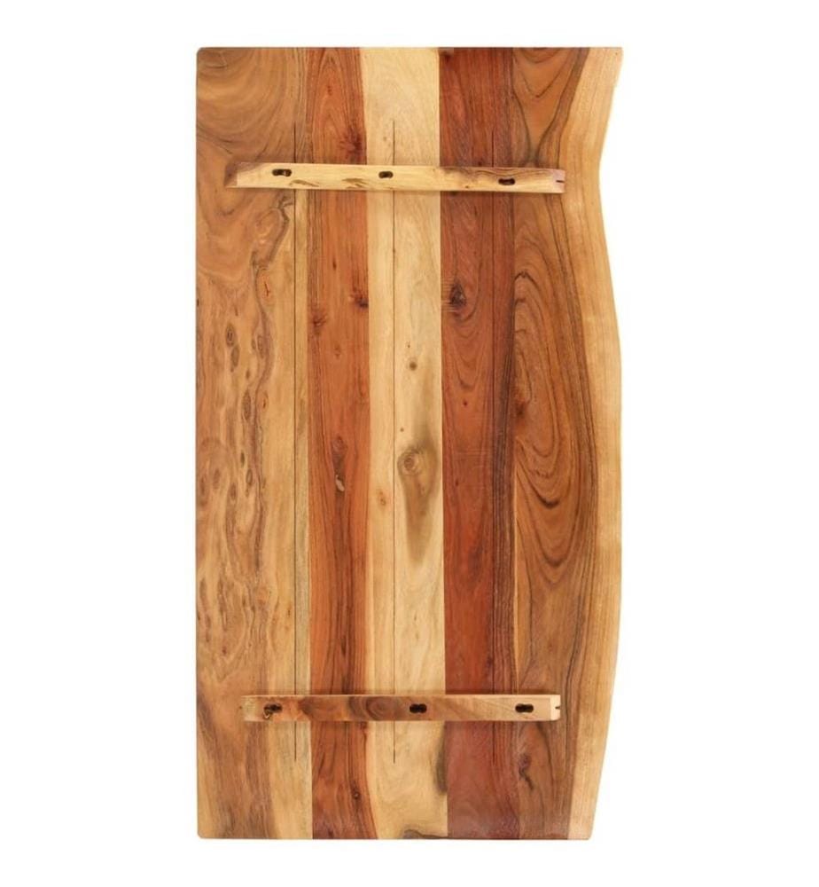 Dessus de meuble-lavabo de salle de bain Acacia 100x52x3,8 cm