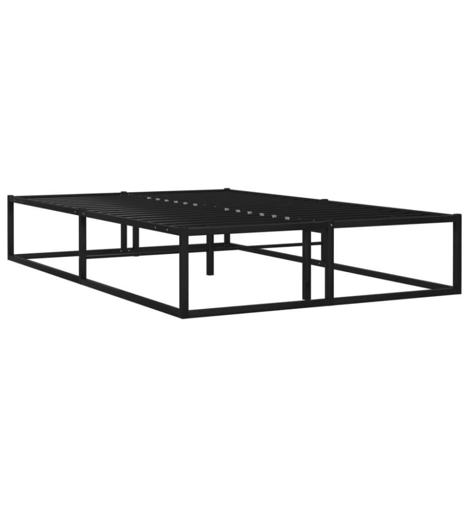 Bettgestell Schwarz Metall 120x200 cm