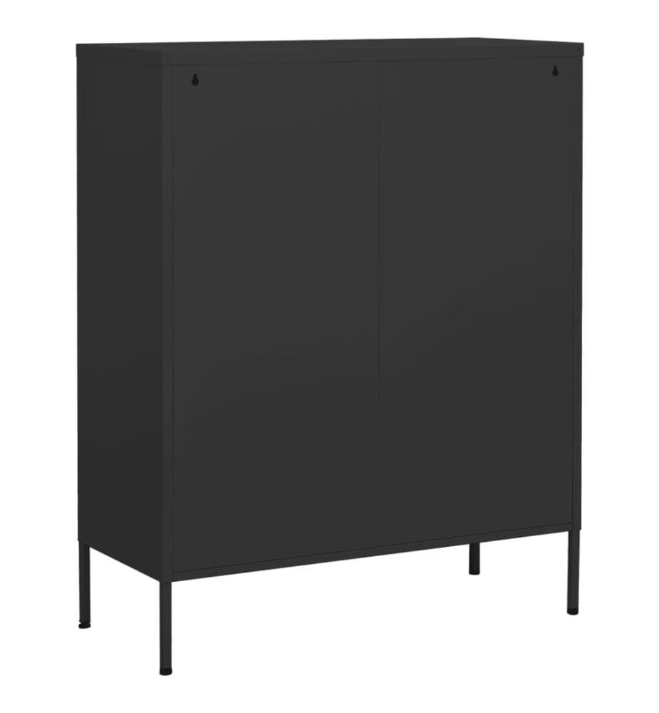 Lagerschrank Anthrazit 80x35x101,5 cm Stahl