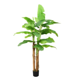 Künstlicher Bananenbaum mit Topf 300 cm Grün