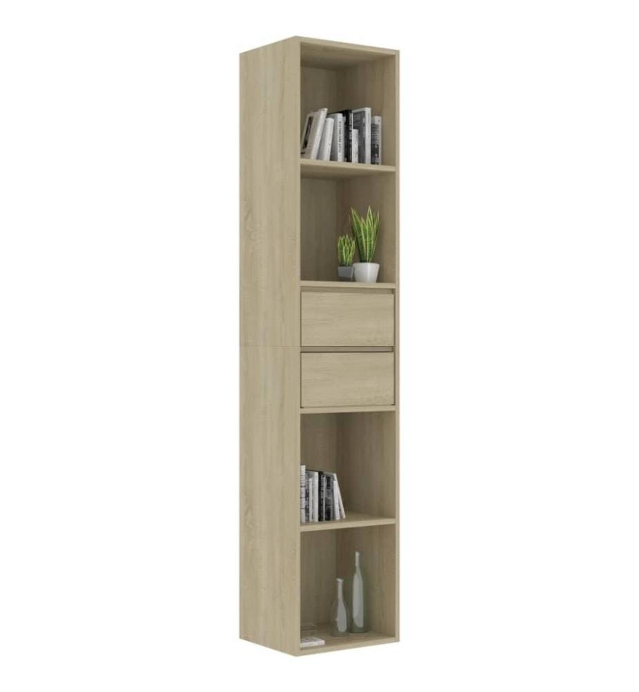 Bücherregal Sonoma-Eiche 36x30x171 cm Holzwerkstoff
