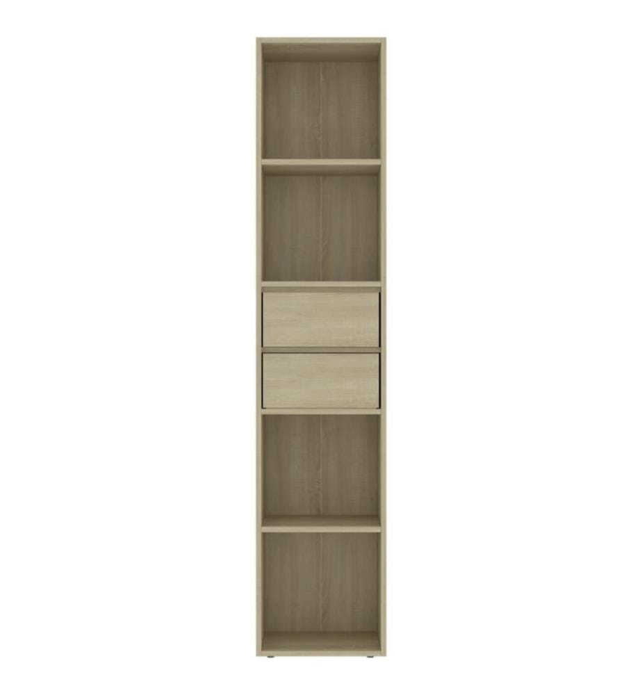 Bücherregal Sonoma-Eiche 36x30x171 cm Holzwerkstoff