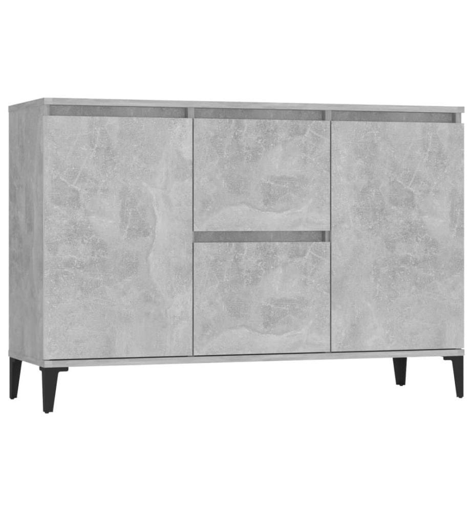 Sideboard Betongrau 104x35x70 cm Holzwerkstoff