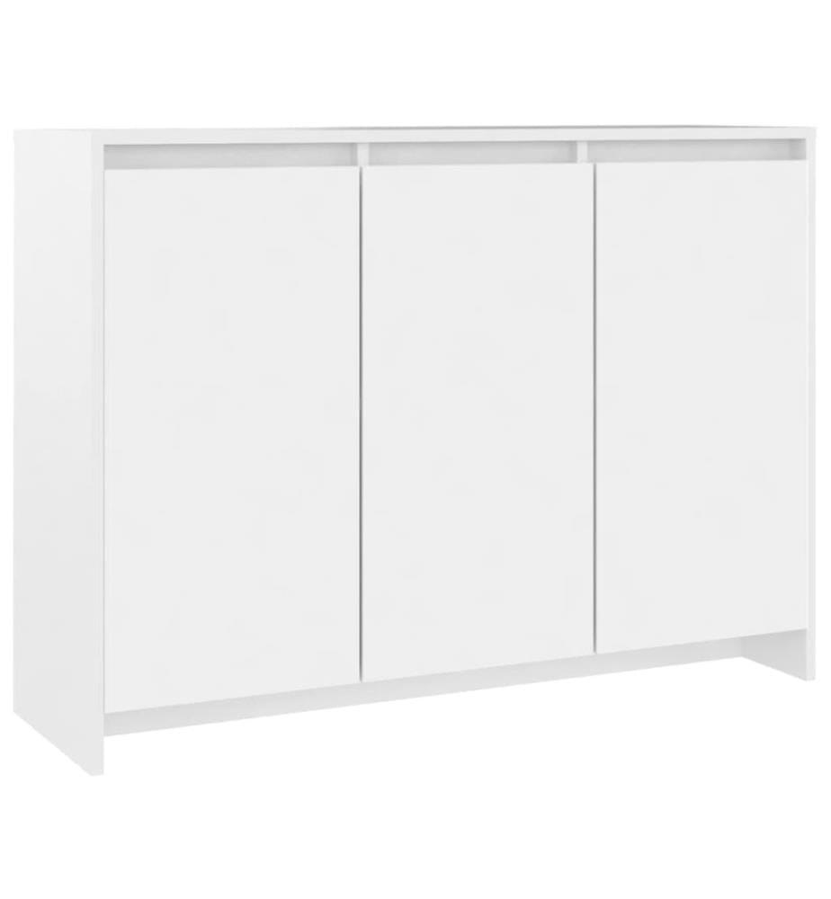 Sideboard Weiss 102x33x75 cm Holzwerkstoff
