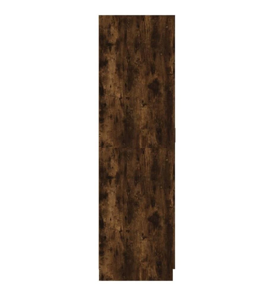 Kleiderschrank Räuchereiche 80x52x180 cm Holzwerkstoff