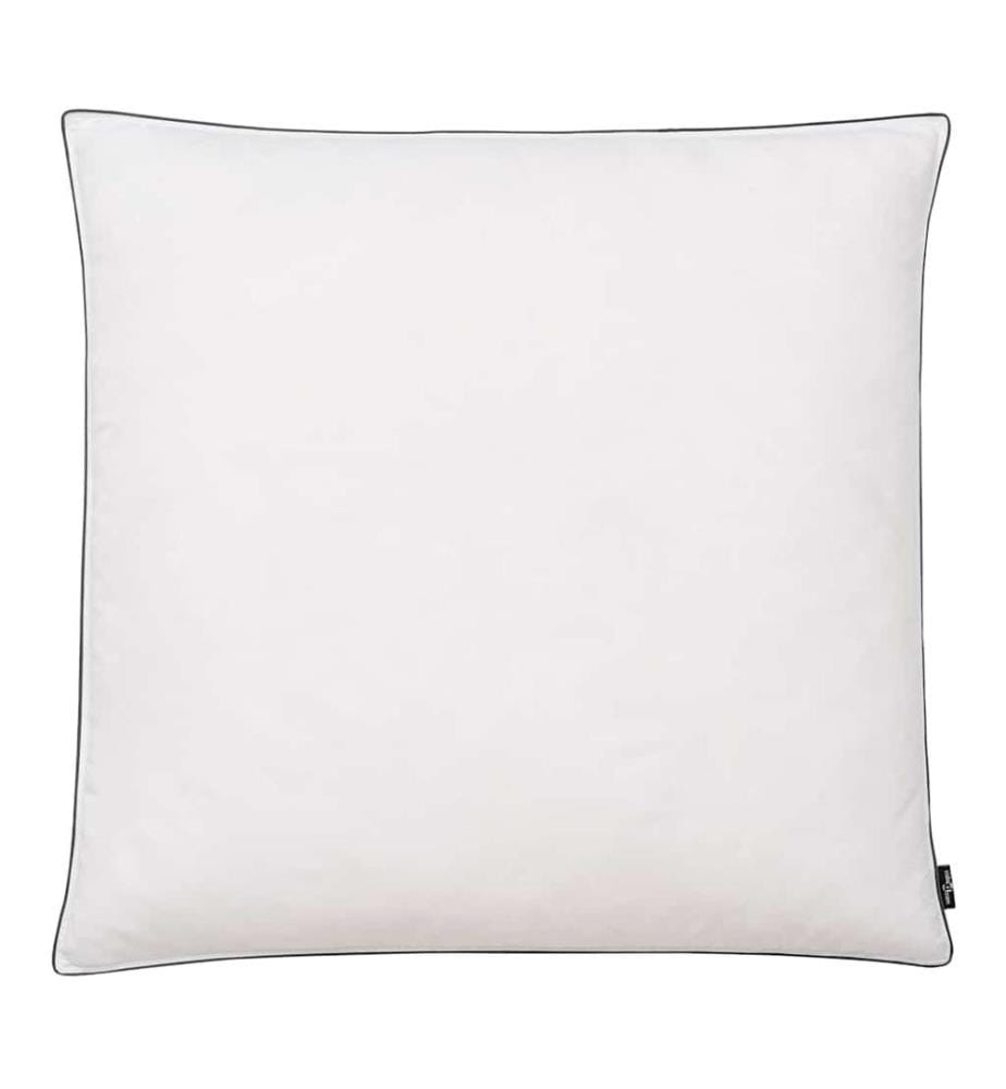 Oreiller lot de 2 Remplissage de duvet léger 80 x 80 cm Blanc
