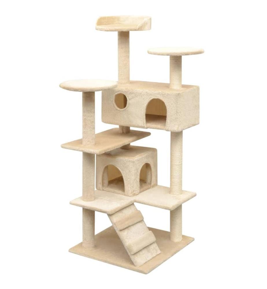 Katzen-Kratzbaum Sisal 125 cm Beige